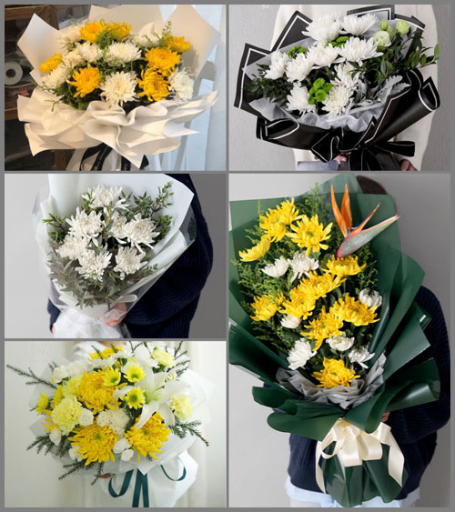 北京门头沟区王平街道南涧村白事花束代送